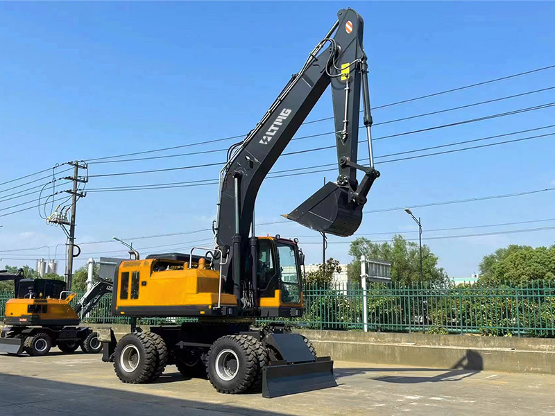 big wheel excavator