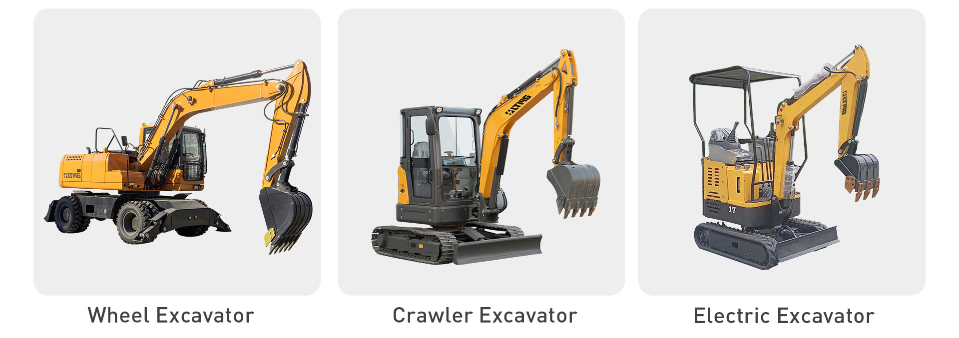 chinese excavators