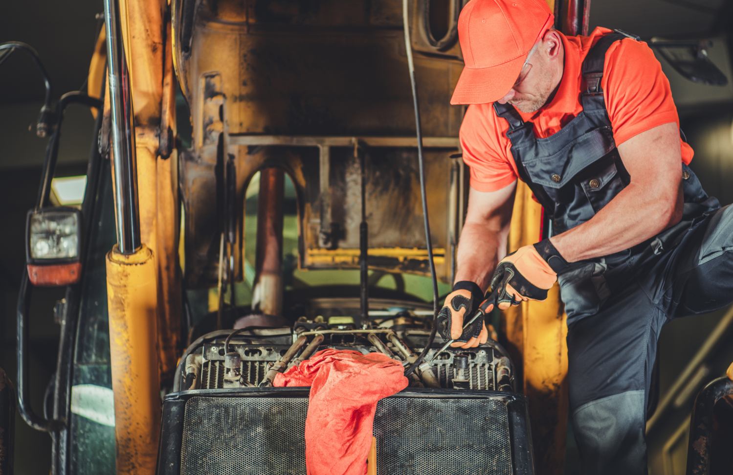 Wheel loader maintance