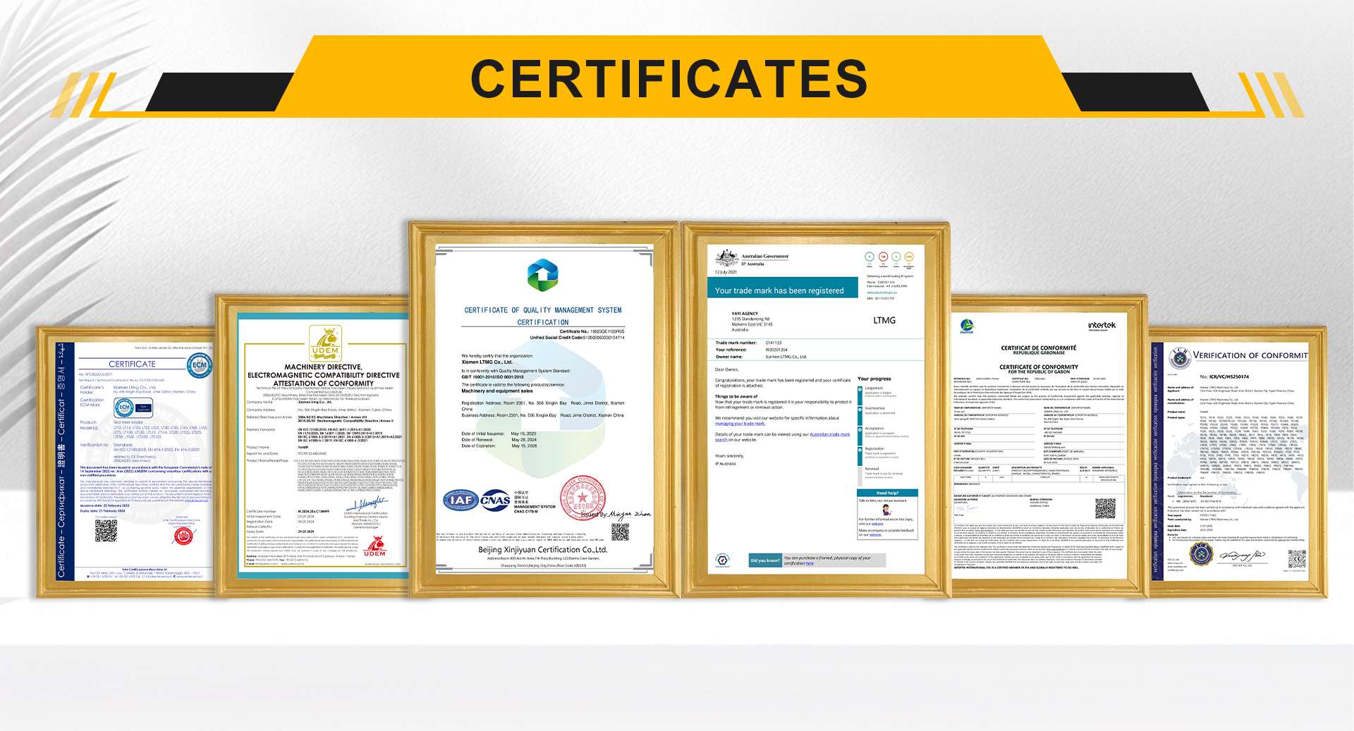 Certification of LT930 Wheel Loader CE ISO certification of 3 ton wheel loader