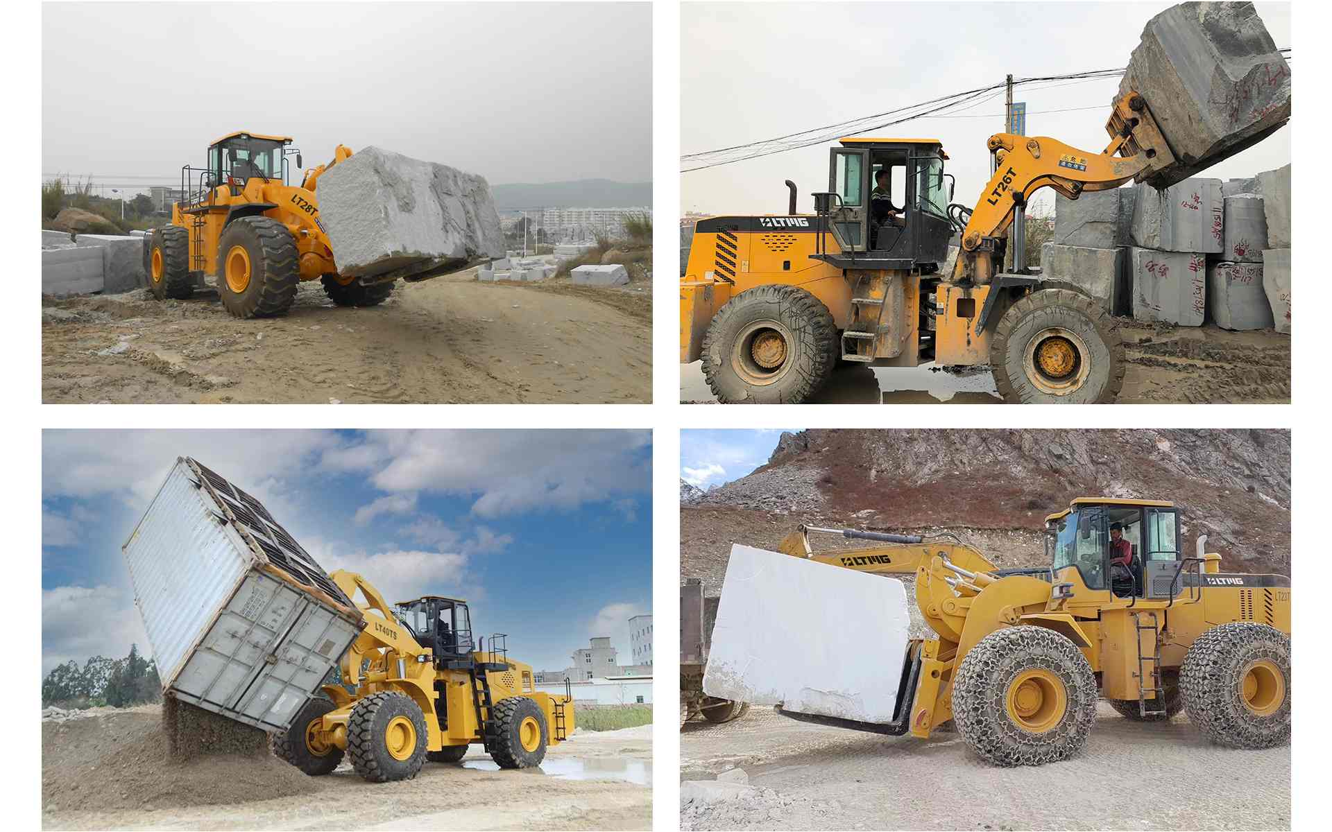 application of forklift loader