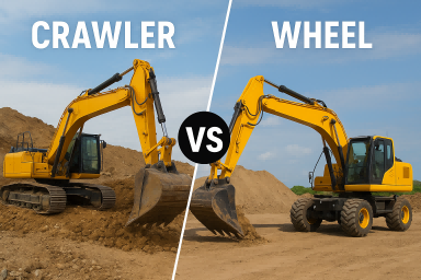 Crawler vs. Wheel Excavators: Pros and Cons Explained