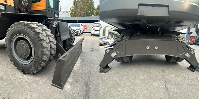 Fully Deploy Outriggers or the Dozer Blade