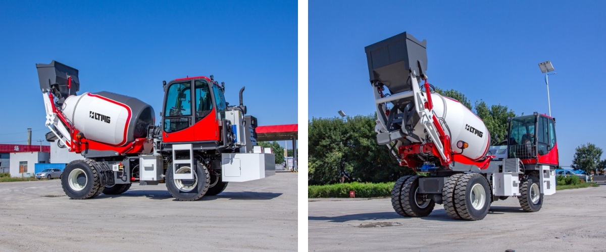 4m&sup3; concrete mixer